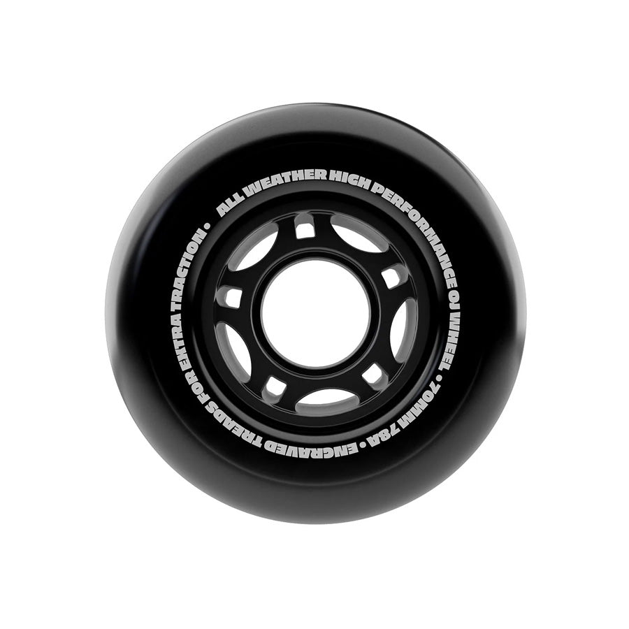 OJS Vandals Dirt Tires Thunder Juice Black 78A Wheels 70mm