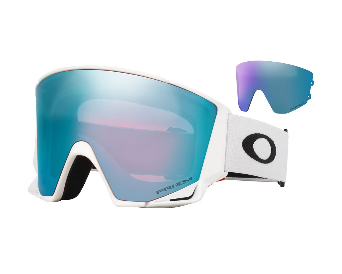 Oakley Flow Scape L Goggle Matte White/Prizm Sapphire + Prizm Iced 2027