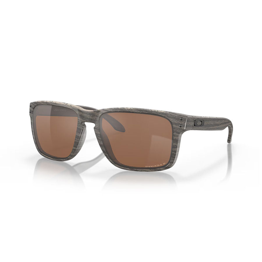 Oakley Holbrook XL Sunglasses Woodgrain/Prizm Tungsten Iridium Polarized