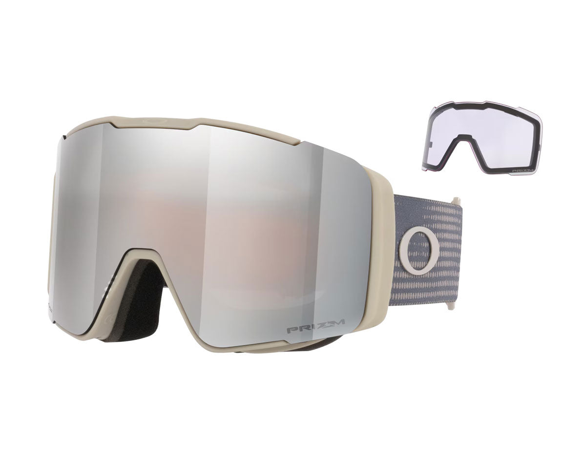 Oakley Line Miner Pro L Goggle Matte Warm Grey/Prizm Black + Prizm Clear 2027