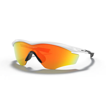 Oakley M2 Frame XL Sunglasses Polished White/Fire Iridium