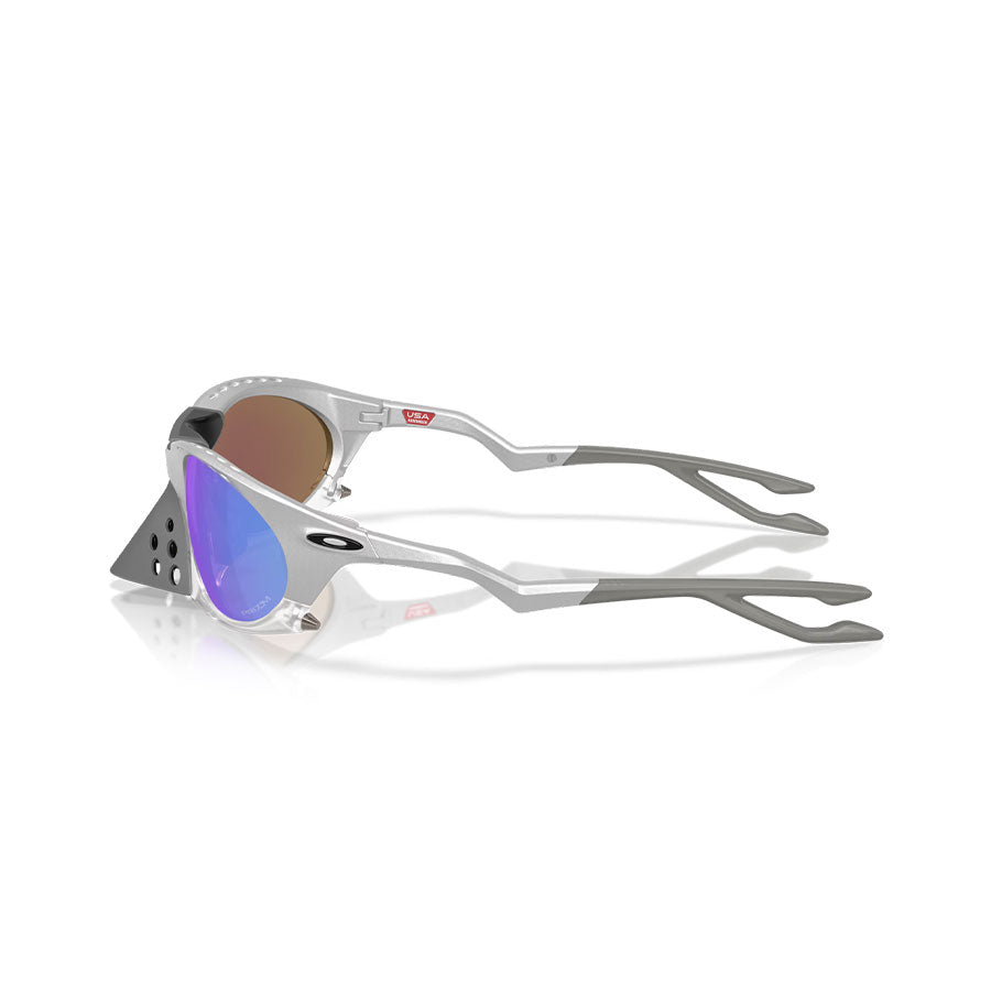 Oakley Plantaris Sunglasses X-Silver/Prizm Sapphire