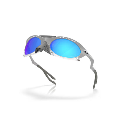Oakley Plantaris Sunglasses X-Silver/Prizm Sapphire