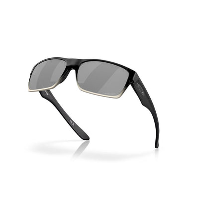 Oakley Two Face Sunglasses Matte Black/Prizm Black Iridium Polarized