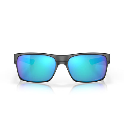 Oakley Two Face Sunglasses Matte Black/Prizm Sapphire Polar