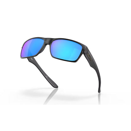 Oakley Two Face Sunglasses Matte Black/Prizm Sapphire Polar