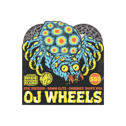 Ojs Eric Dressen Spider Elite Wheels White Chubbies 101A 56mm