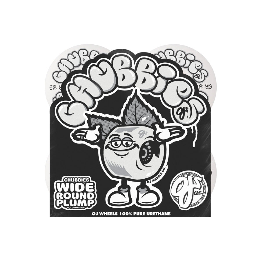 Ojs Throw Ups Chubbies Wheels White 99A 54mm