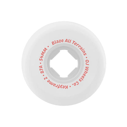 Ojs Wheels  Keyframe 2 White 87A 54mm