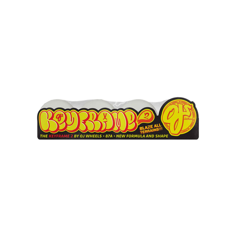 Ojs Wheels  Keyframe 2 White 87A 54mm