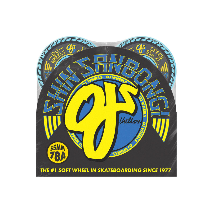 Ojs Wheels  Shim Sanbongi Mini Super Juice Blue 78A 55mm