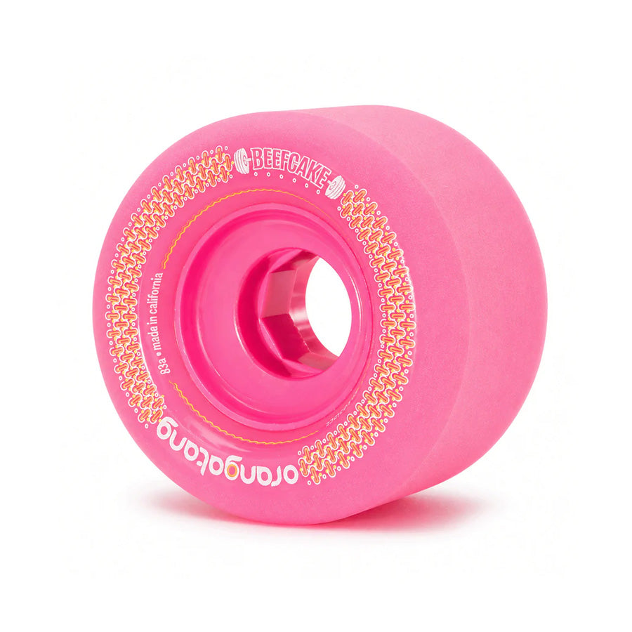 Orangatang Beefcake Pink Wheels 83A 73mm