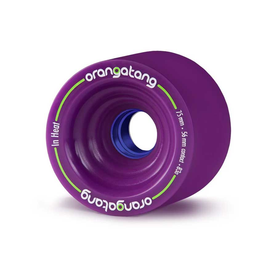 Orangatang In Heat Wheels Purple 83a 75mm