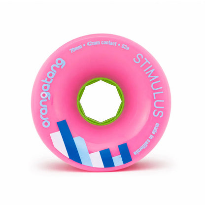 Orangatang Stimulus Pink Wheels 83A 70mm