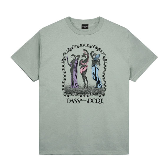 Pass-Port Stem Sirens T-Shirt - Stonewash Green