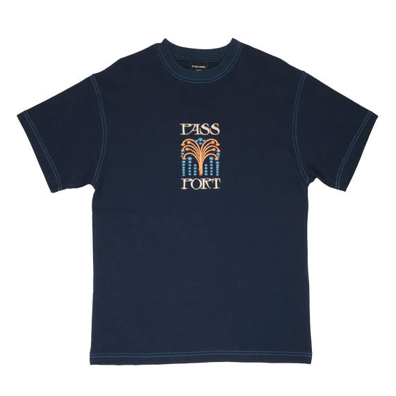 Passport Roman Candle T-Shirt Navy