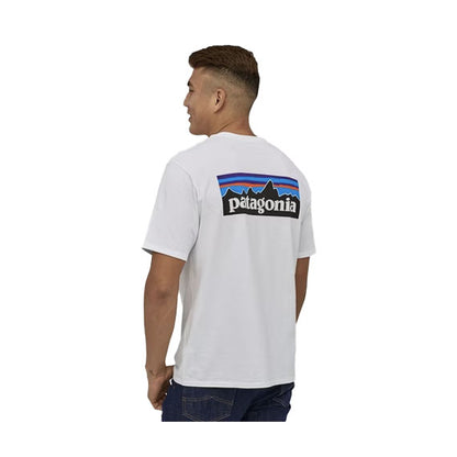 Patagonia Men's P-6 Logo Responsibili-Tee White 2024
