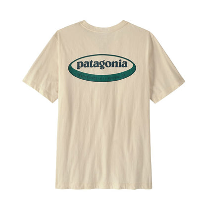 Patagonia 95 Oval Logo T-Shirt Undyed Natural