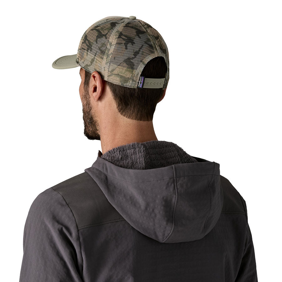 Patagonia Broadcaster Hat Fish Jump River Rock Green