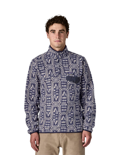 Patagonia Men's LW Synch Snap-T Pullover Flow/Sunken Blue 2026
