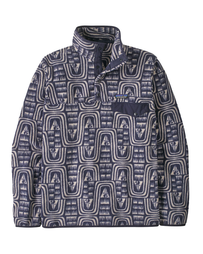 Patagonia Men's LW Synch Snap-T Pullover Flow/Sunken Blue 2026