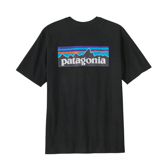 Patagonia Men's P-6 Logo Responsibili-Tee Black 2024