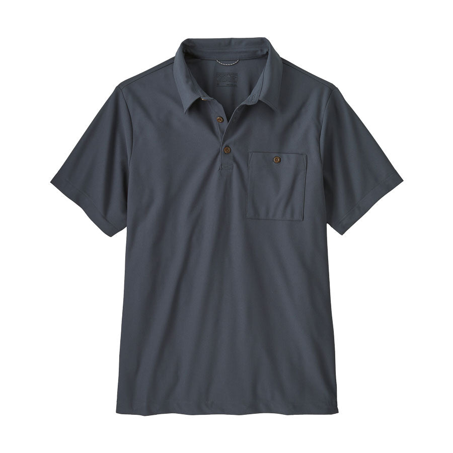 Patagonia Transit Traveler Polo Smolder Blue