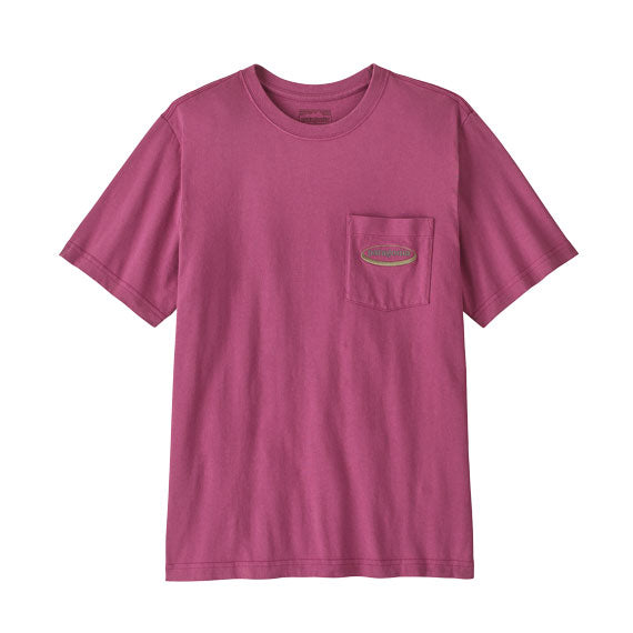 Patagonia '95 Oval Logo T-Shirt Faded Magenta