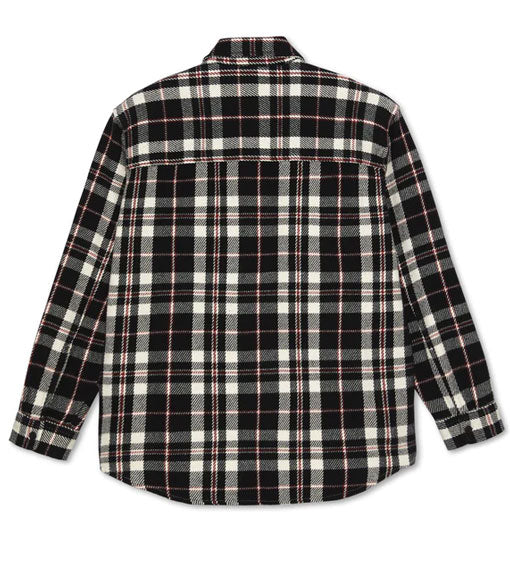 Polar Big Boy Over Shirt Flannel - Black/Cloud White/Red