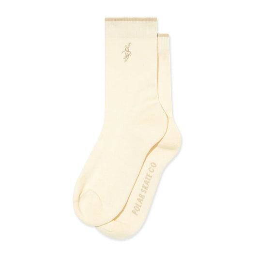 Polar Business Socks Side Stripe Beige