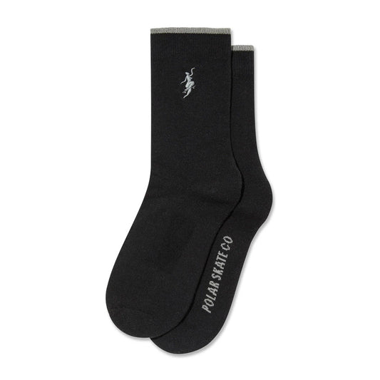 Polar Business Socks Side Stripe Black