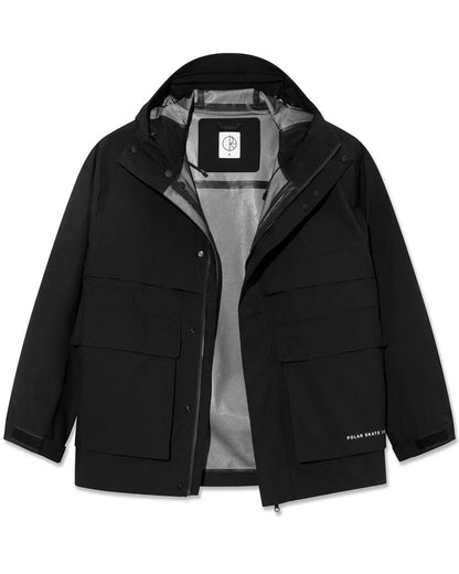 Polar Cargo Shell Jacket Black