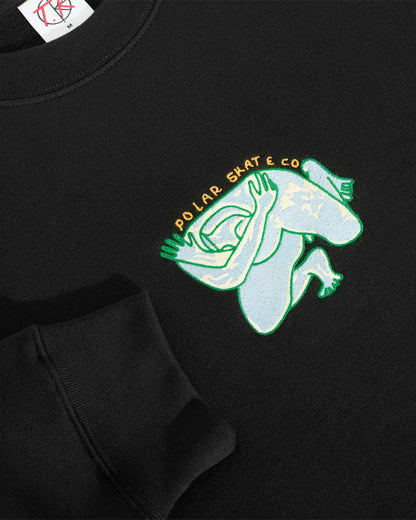 Polar Dave Crewneck Shy Bow Black