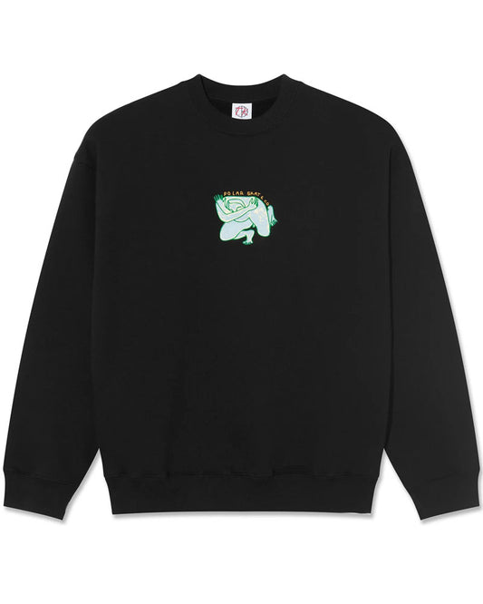 Polar Dave Crewneck Shy Bow Black