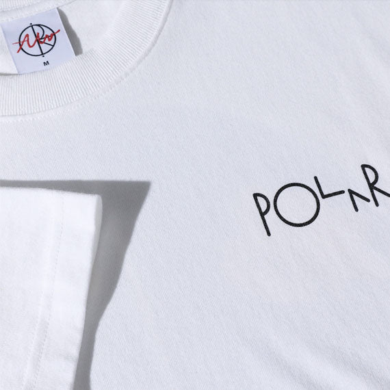Polar Fill Logo T-Shirt Märtas Roses White