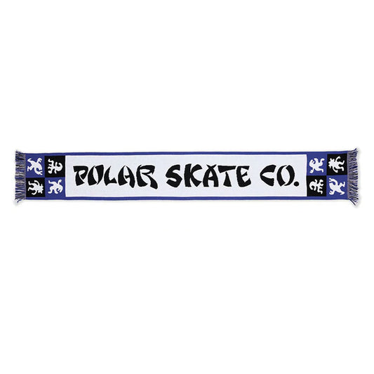 Polar Football Scarf Checkers Blue