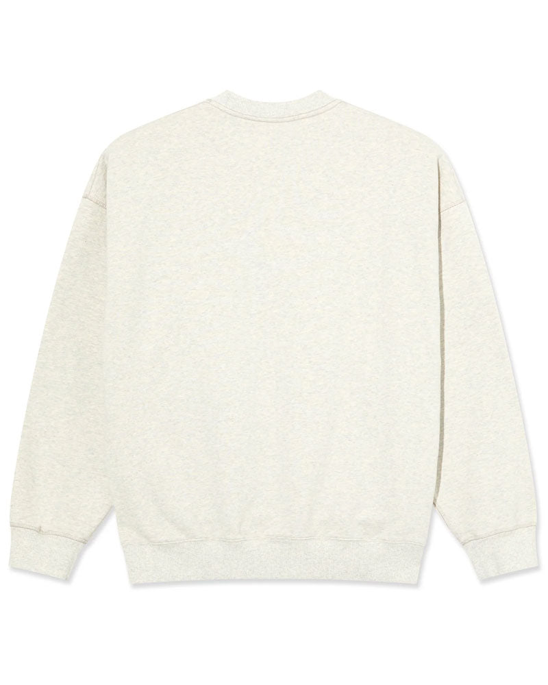 Polar Frankie Crewneck Ivory Grey Melange