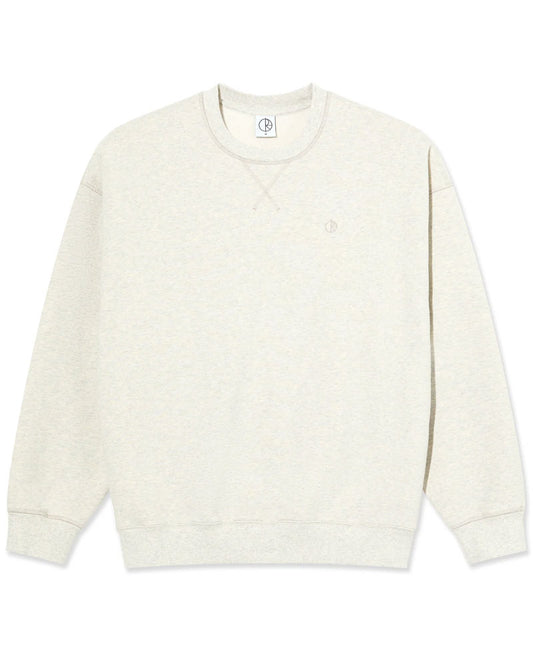 Polar Frankie Crewneck Ivory Grey Melange