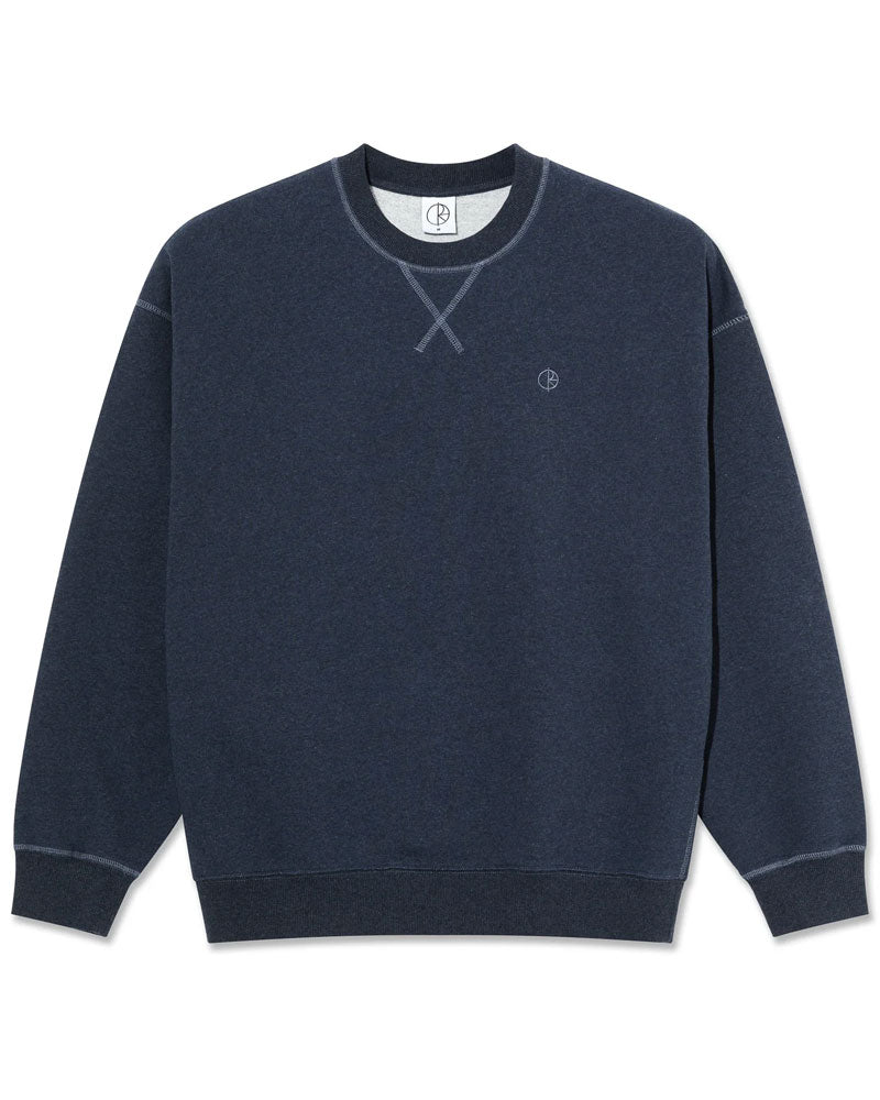 Polar Frankie Crewneck Navy Melange