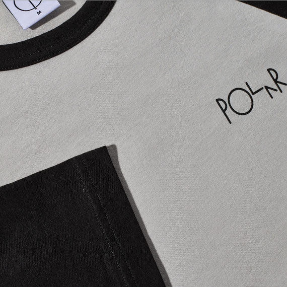 Polar Skate Co. 3/4 Sleeve T-Shirt Black/Silver