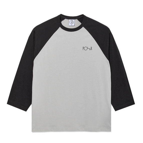 Polar Skate Co. 3/4 Sleeve T-Shirt Black/Silver
