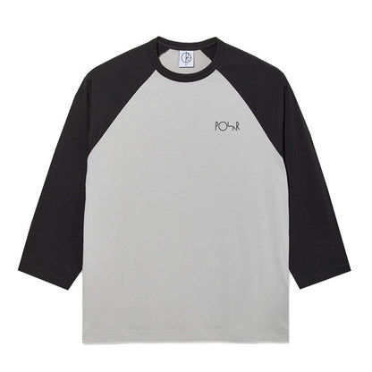 Polar Skate Co. 3/4 Sleeve T-Shirt Black/Silver