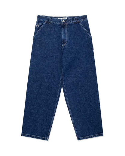 Polar Skate Co. Big Boy Work Pants Dark Blue w/ White Stitching