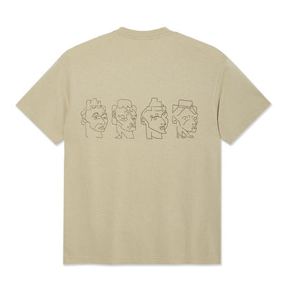 Polar Skate Co. Contrast 8 Heads T-Shirt Sand/Brown