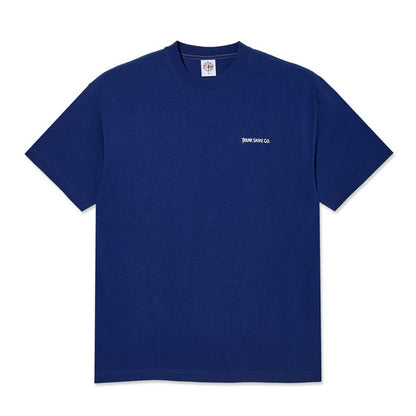 Polar Skate Co. Contrast Doodle T-Shirt White/Ultramarine
