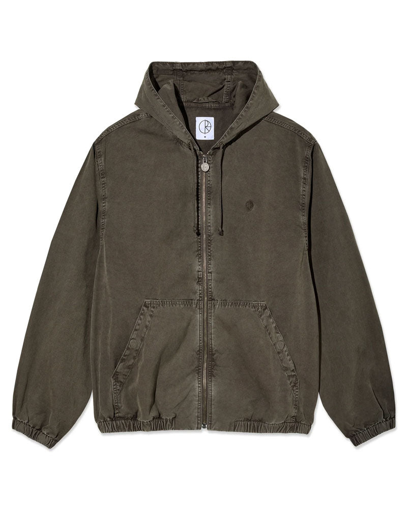 Polar Skate Co. Hooded Nick Jacket Washed Grey