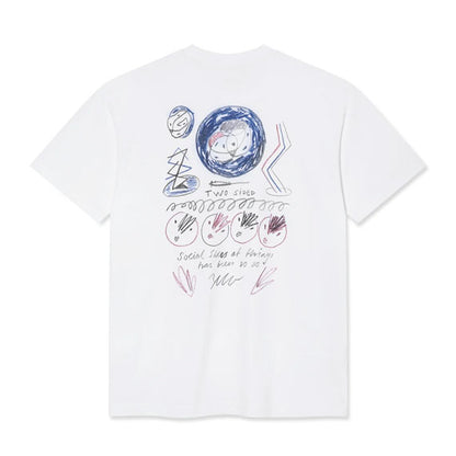 Polar Social Side T-Shirt - White