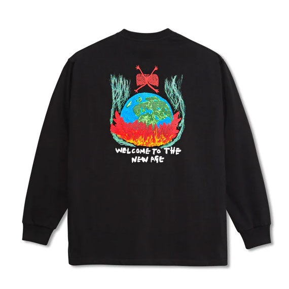 Polar Welcome To The New Age Long Sleeve T-Shirt  - Black