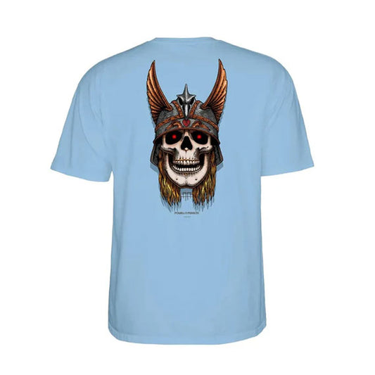 Powell Peralta Anderson Skull T-Shirt Carolina Blue