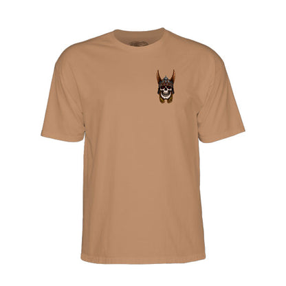 Powell Peralta Anderson Skull T-Shirt Old Gold